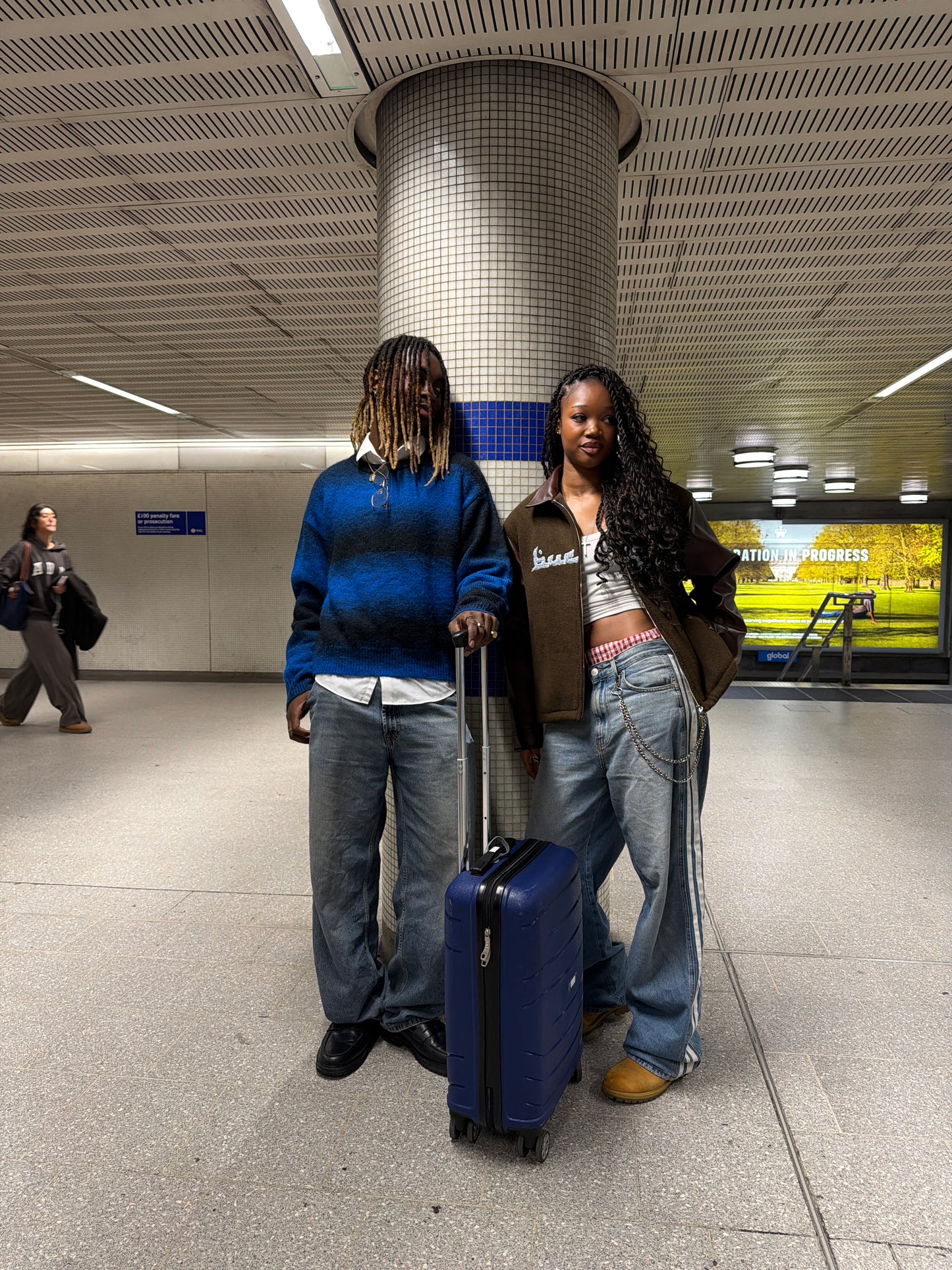 Gradient Knit - Blue