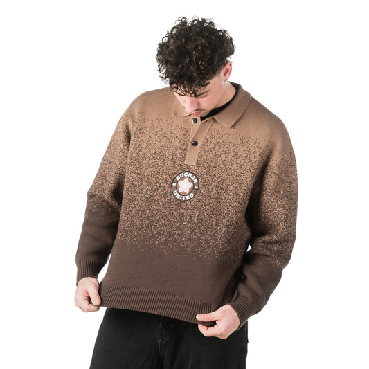 United Polo Knit - Brown