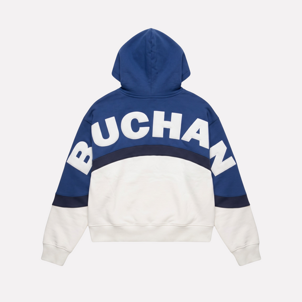 Colorblock Zipup in Blue
