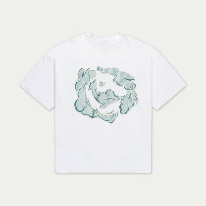 Wind Tee - White/Blue