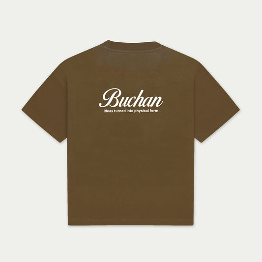 New B Tee - Brown