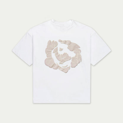 Wind Tee - White/Pink