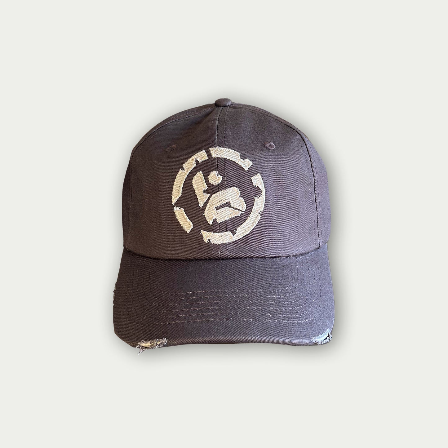 Distressed Cap - Brown