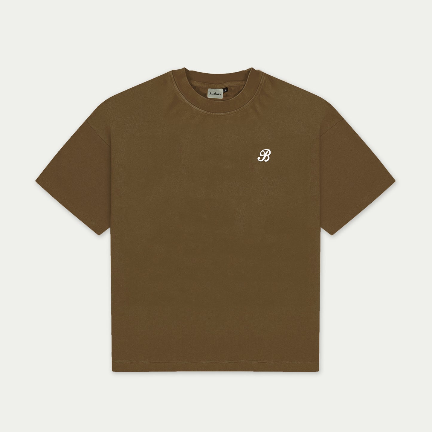 New B Tee - Brown