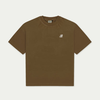 New B Tee - Brown