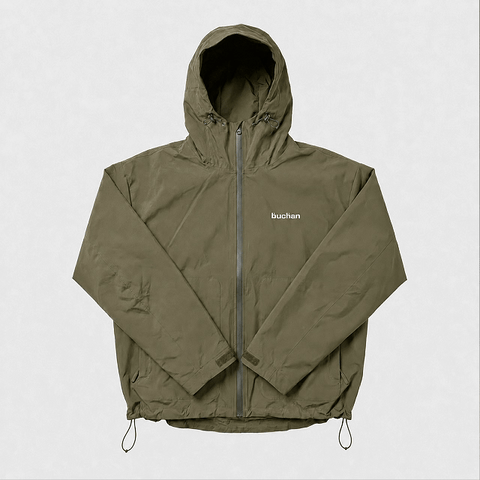 Water Reactive Cheetah Rain Jacket - Black – Buchan