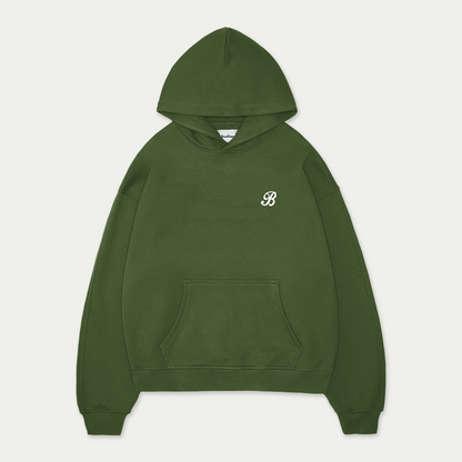 New B Hoodie - Green