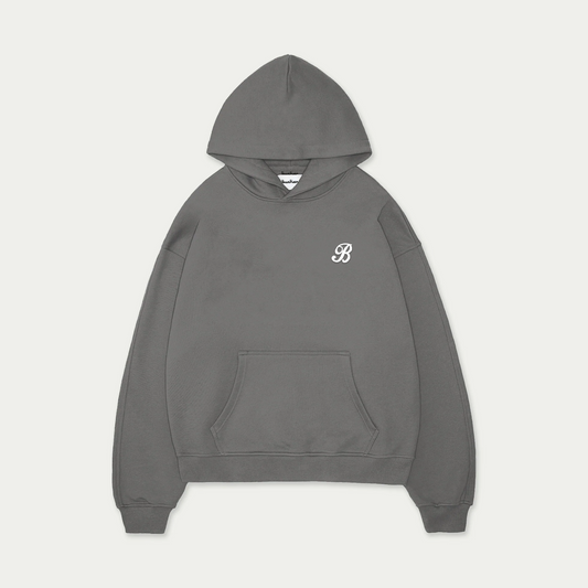 New B Hoodie - Dark Grey