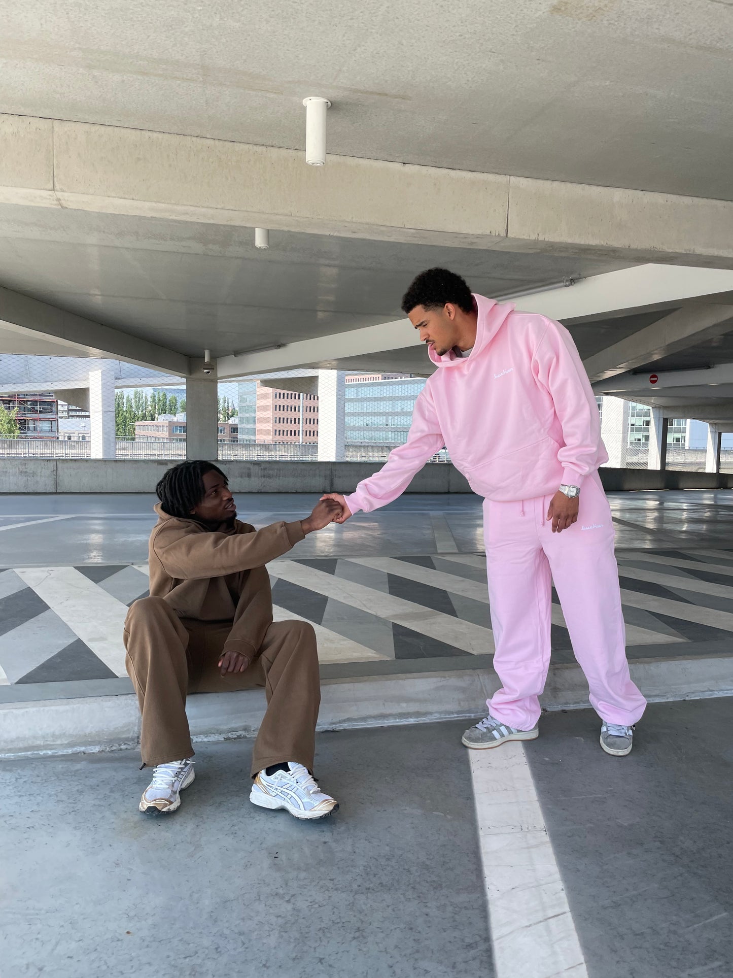 Buchan Joggers - Pink