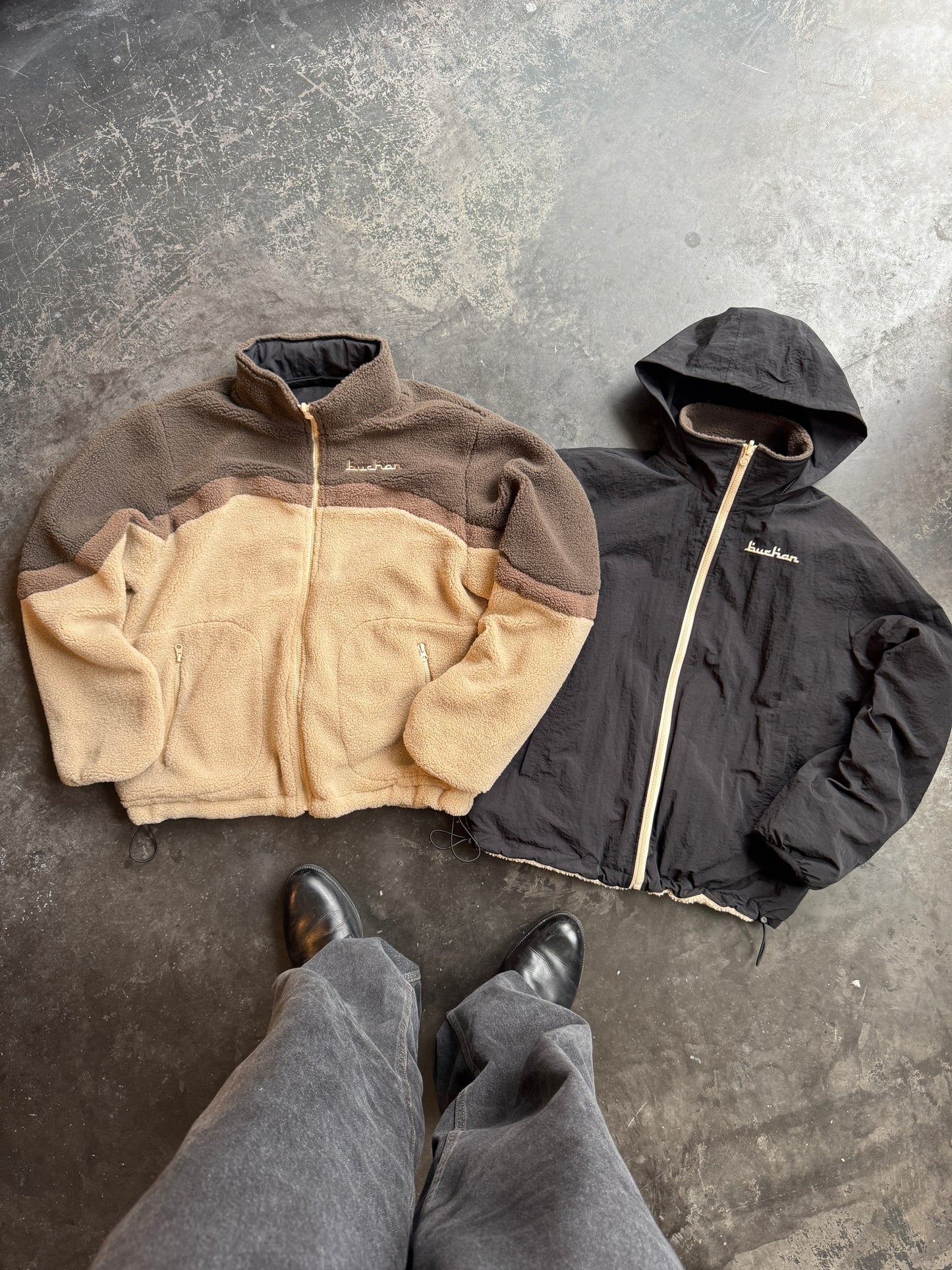 Reversible Buchan Fleece - Brown