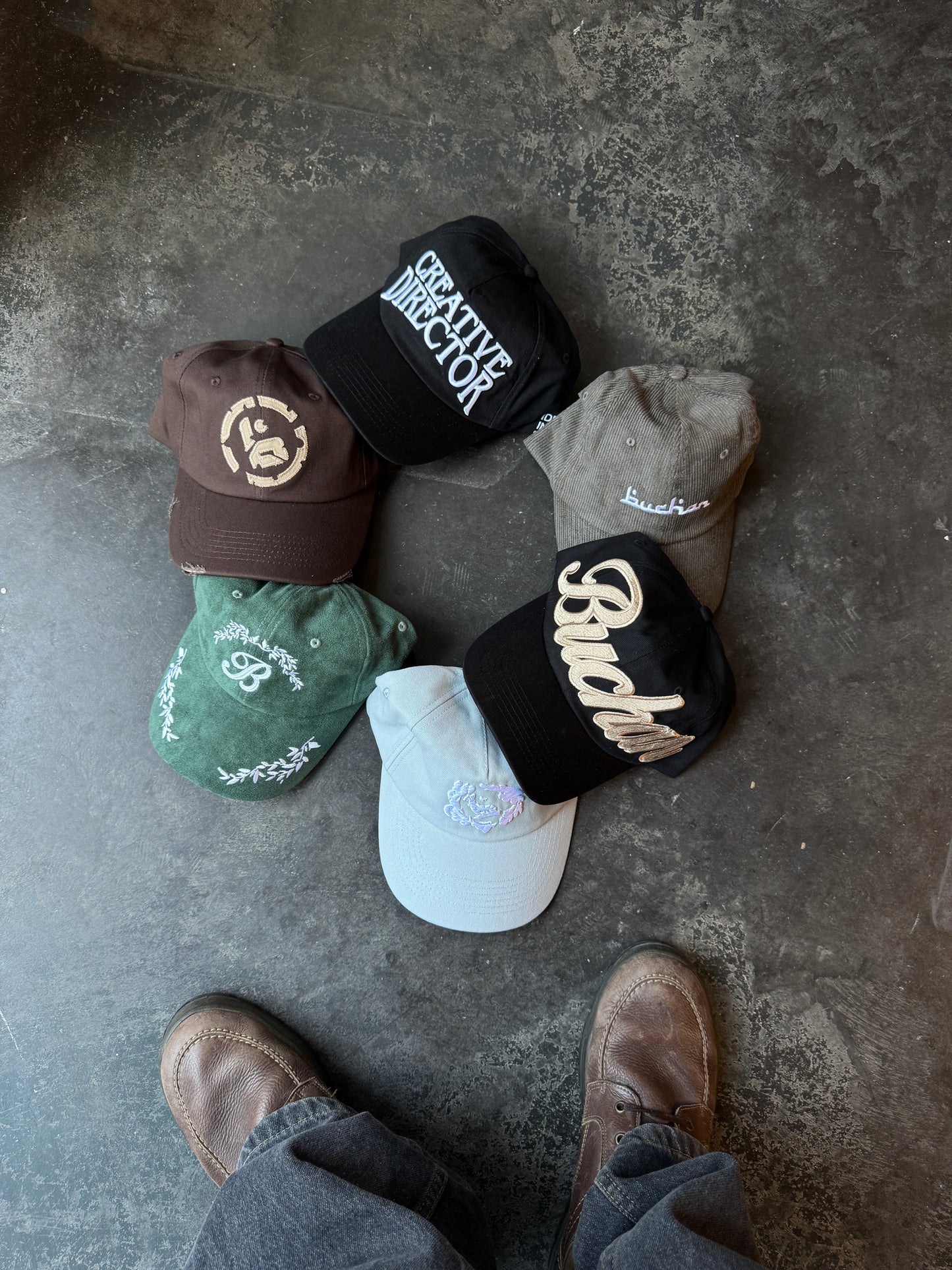 Distressed Cap - Brown