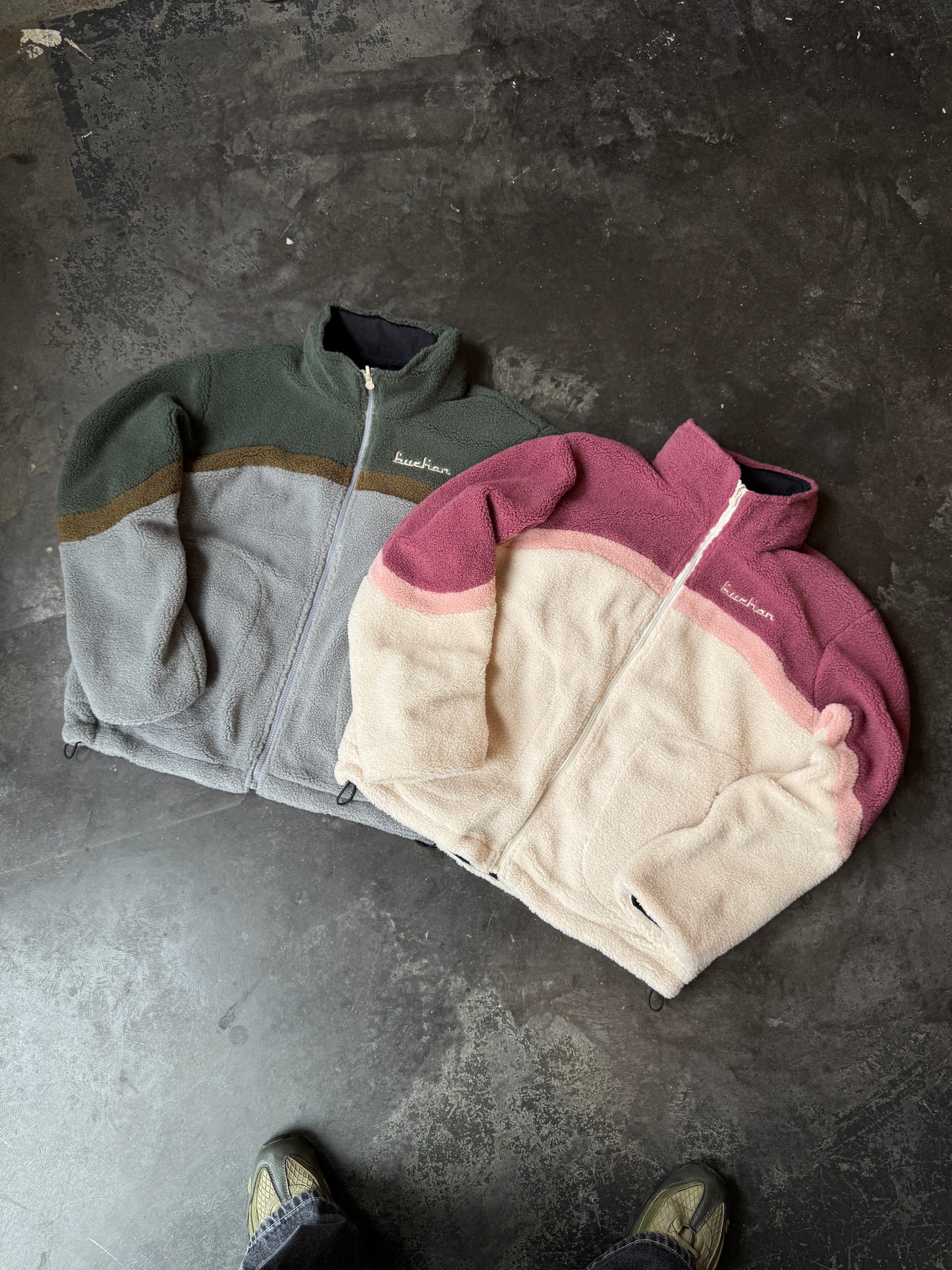 Reversible Buchan Fleece - Khaki