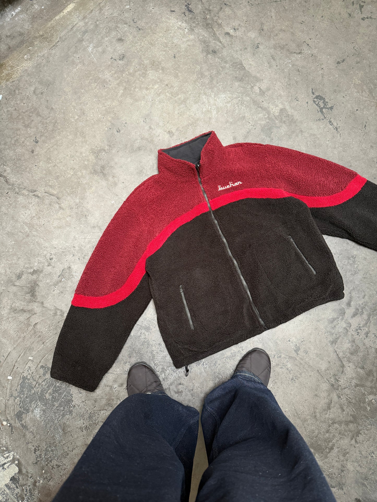 Reversible Buchan Fleece - Red