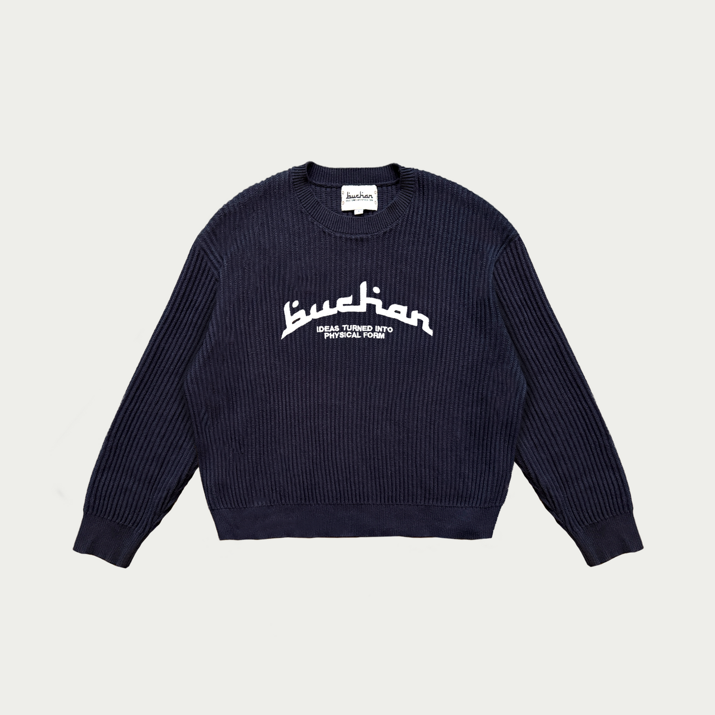 Rib Stitch Knit - Navy