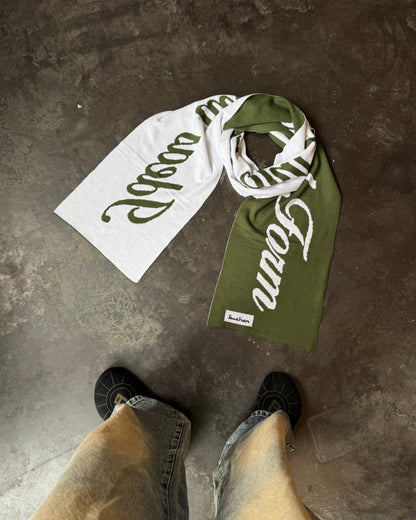 Quote Scarf - Green