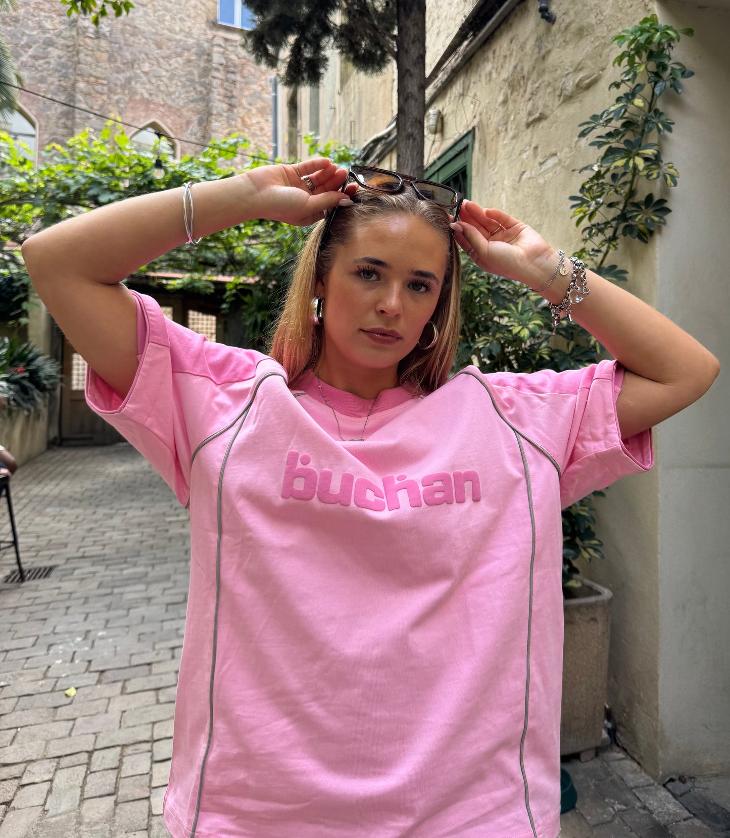 Buchan Jersey Tee - Pink