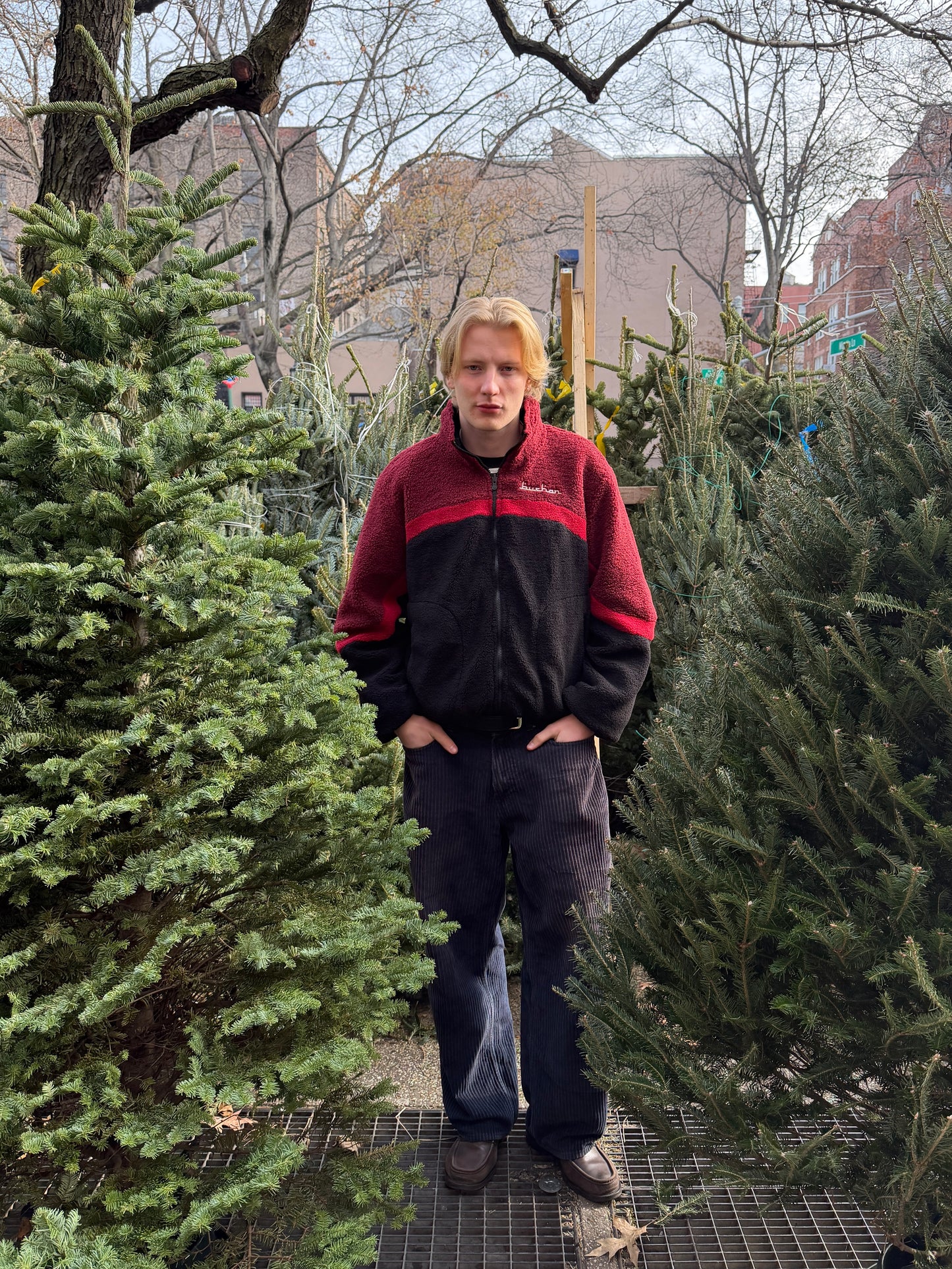 Reversible Buchan Fleece - Red