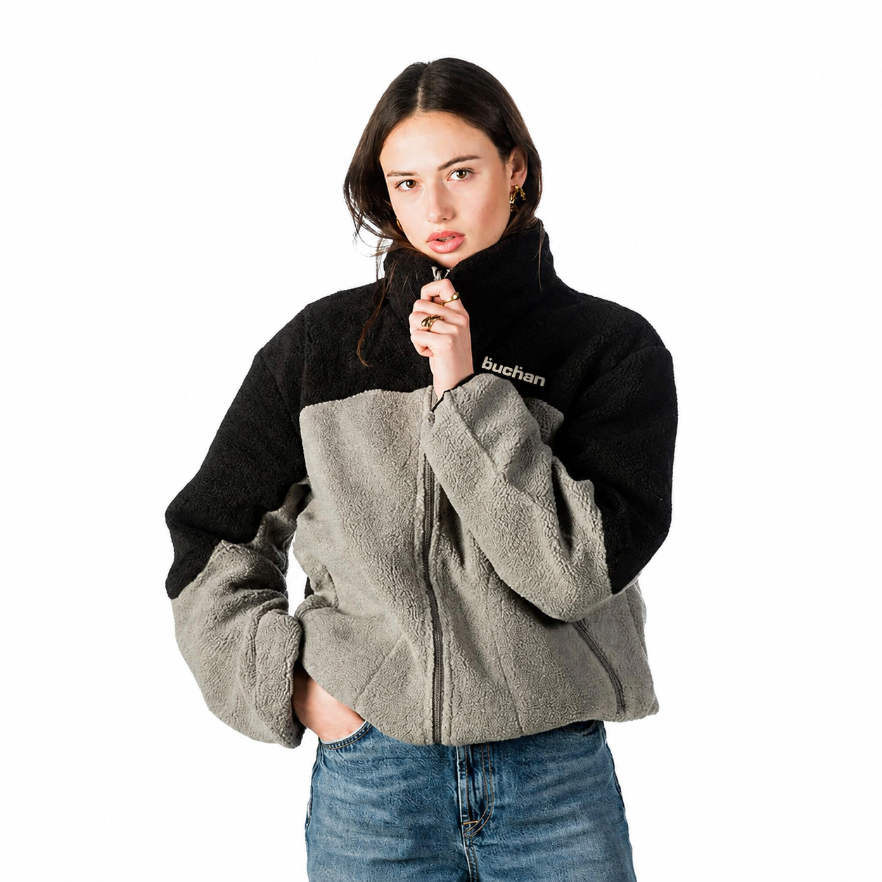 Reversible Buchan Fleece - Black