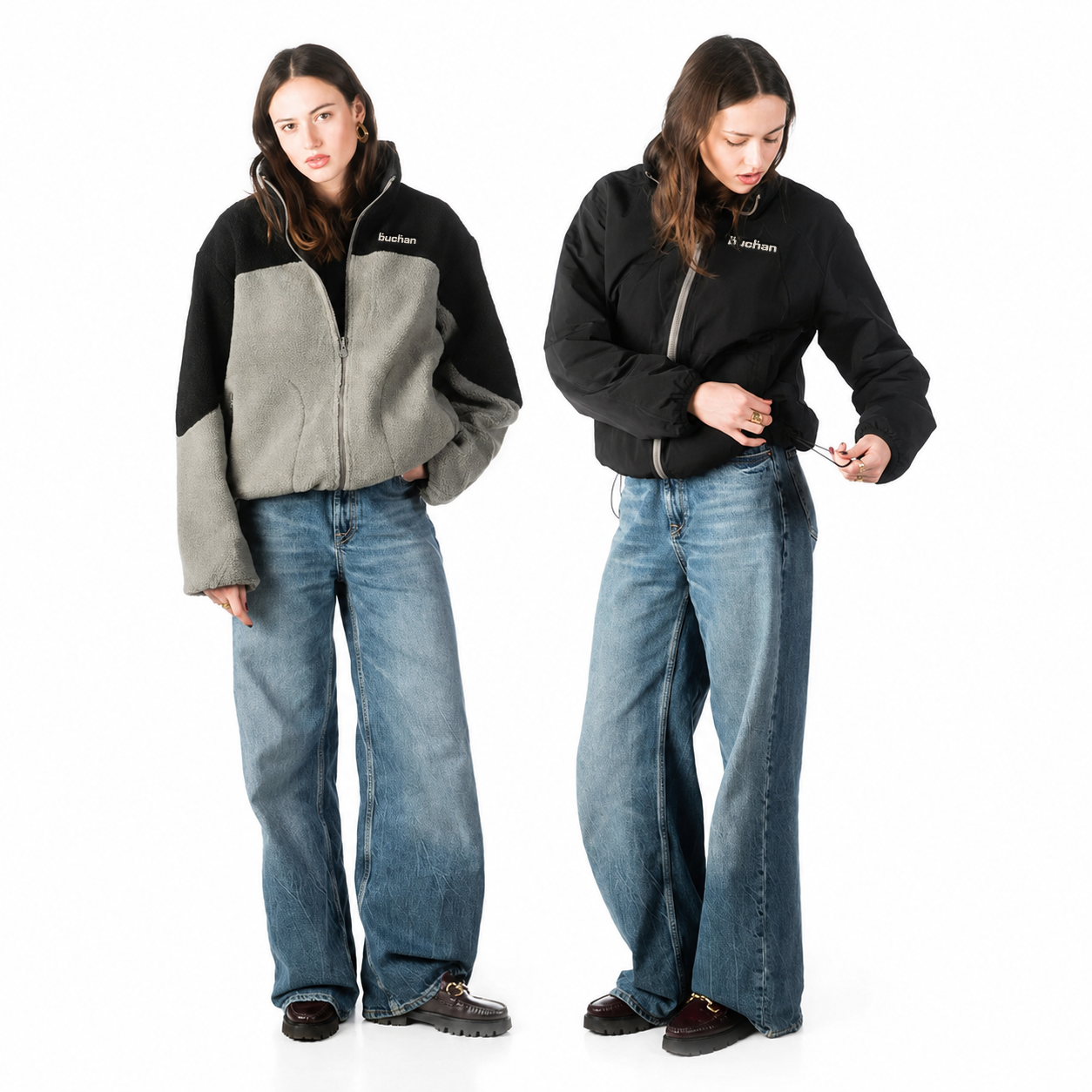 Reversible Buchan Fleece - Black