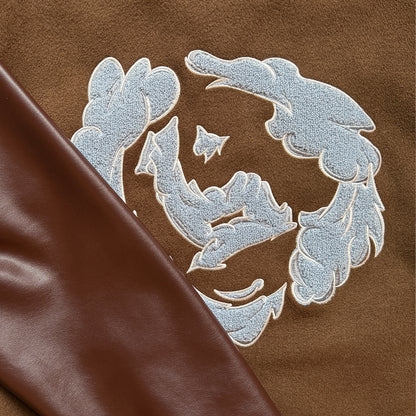 Varsity Wind Jacket - Brown