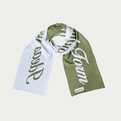 Quote Scarf - Green
