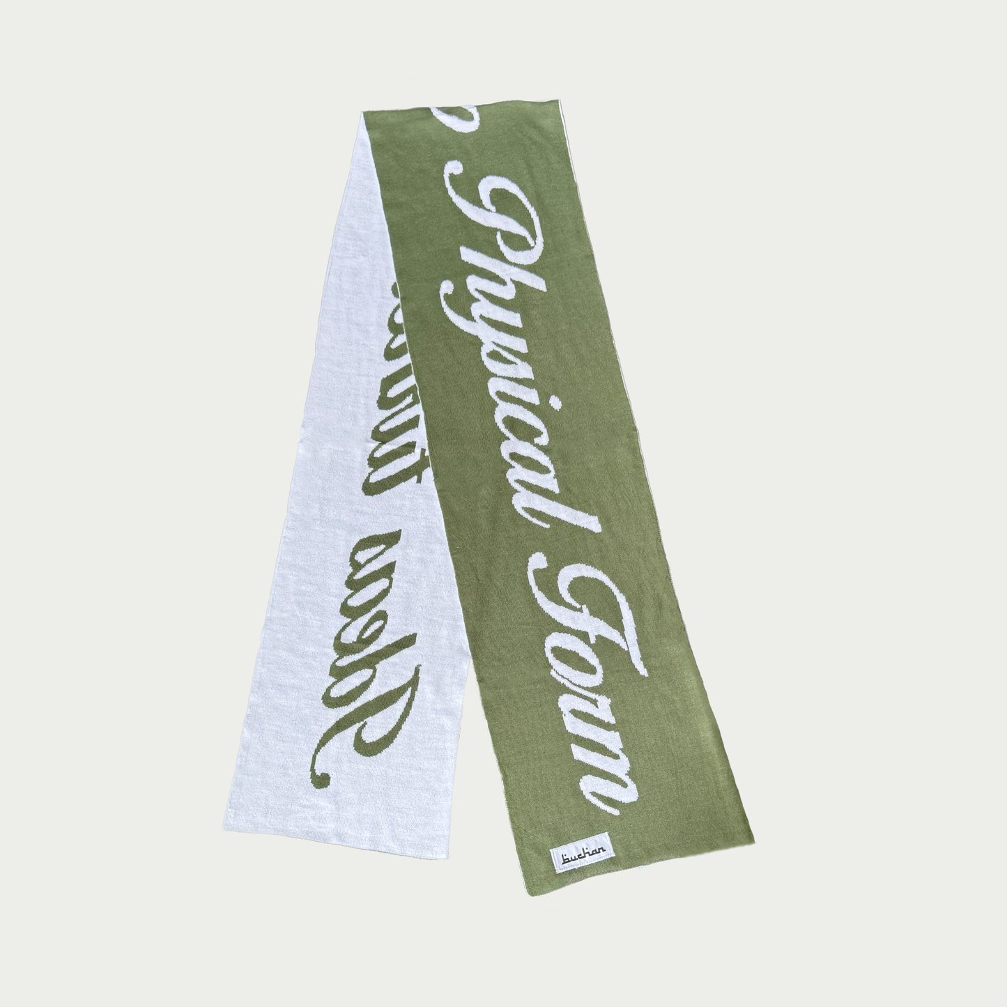 Quote Scarf - Green