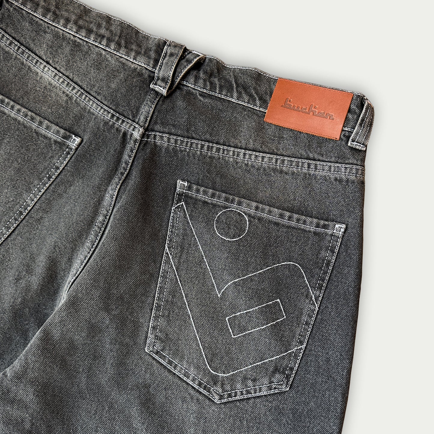 Buchan Jeans - Washed Black