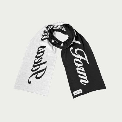 Quote Scarf - Black