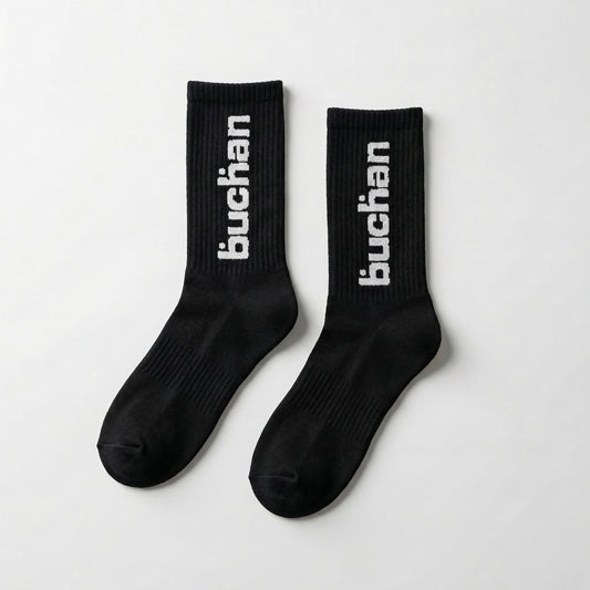 Buchan Big Logo Socks - Black