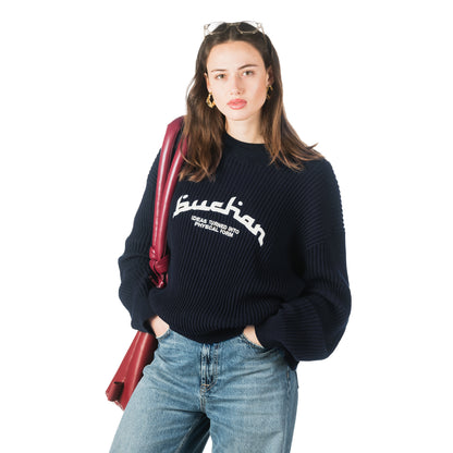 Rib Stitch Knit - Navy