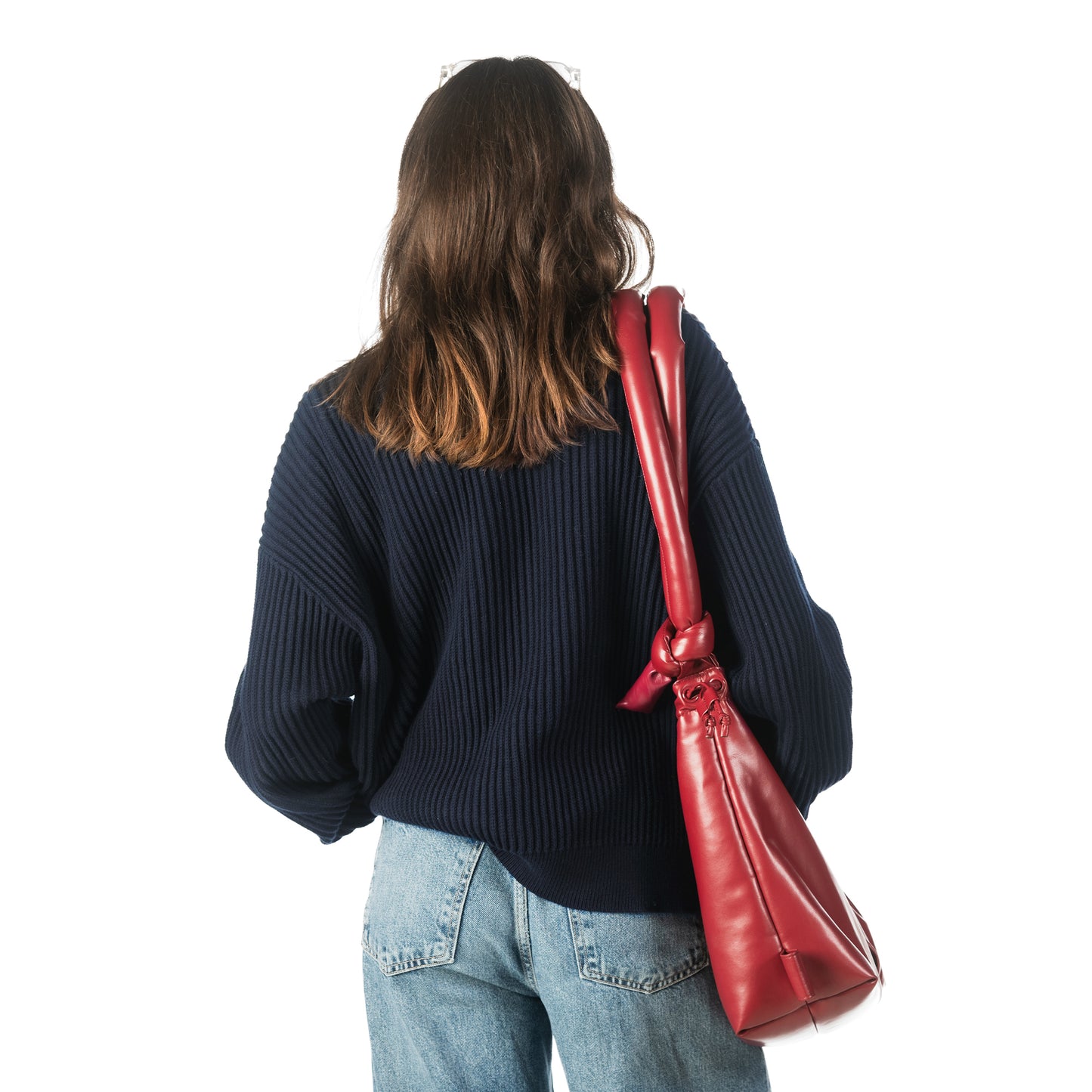 Rib Stitch Knit - Navy