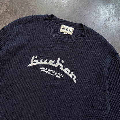Rib Stitch Knit - Navy
