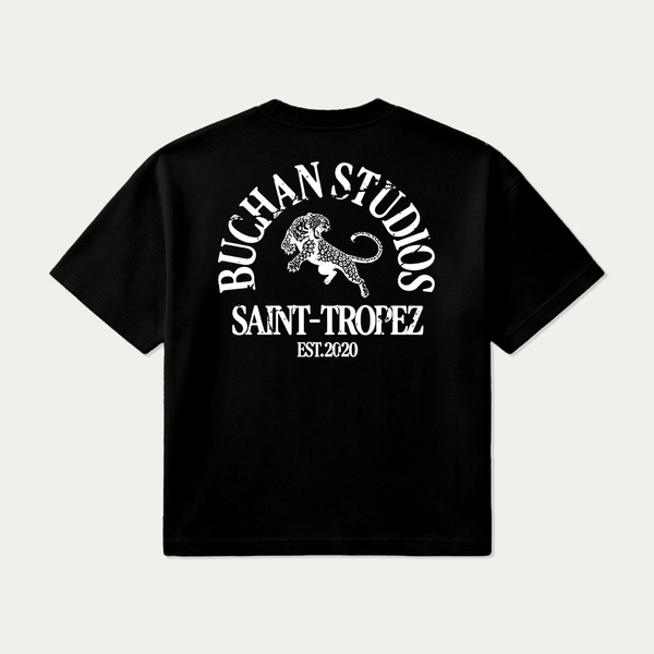 Cheetah T-shirt in Black