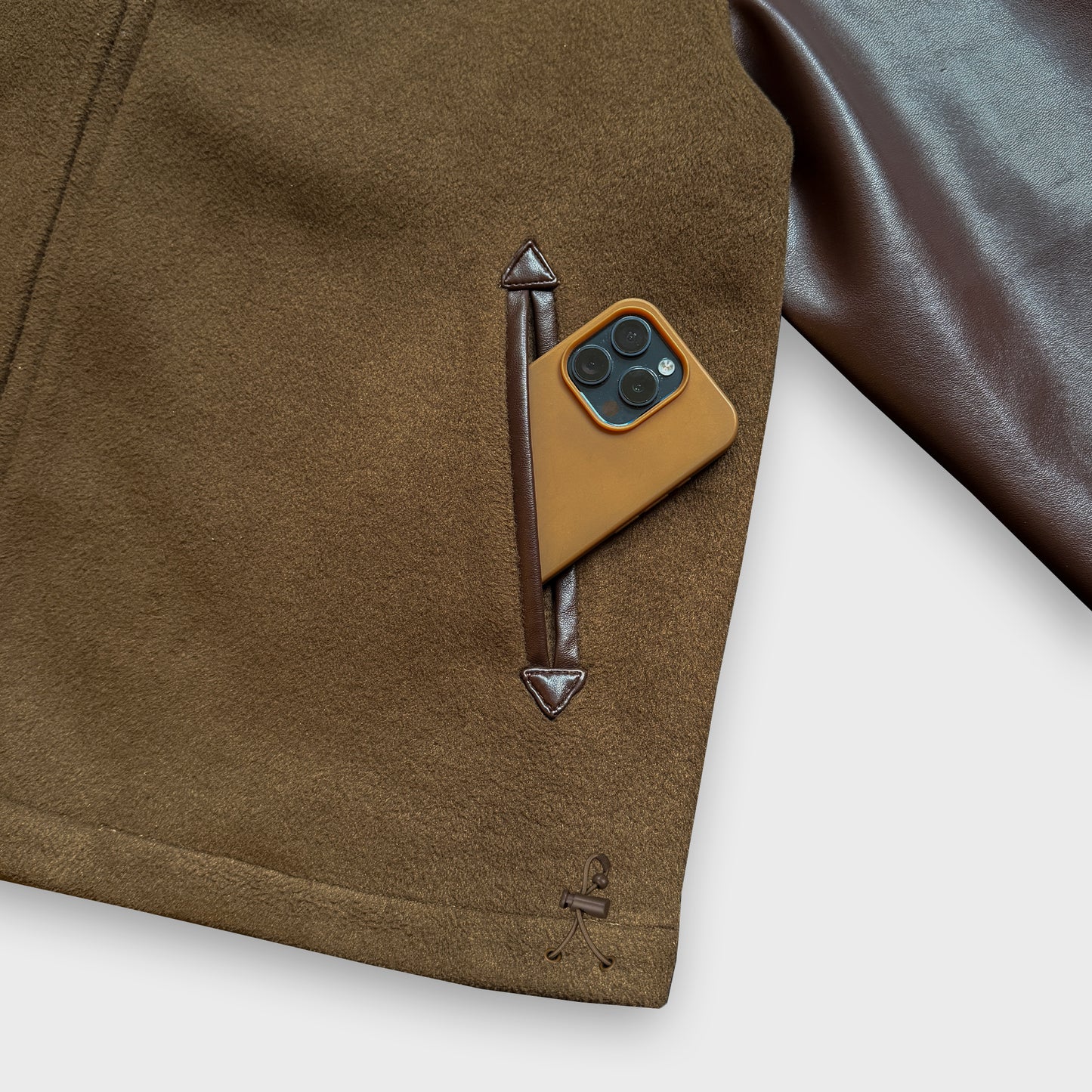 Varsity Wind Jacket - Brown