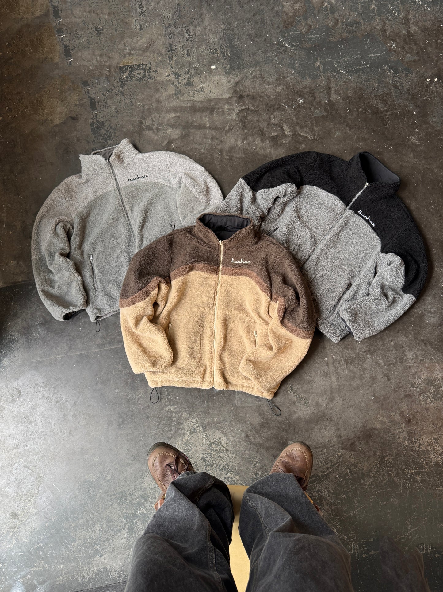 Reversible Buchan Fleece - Brown