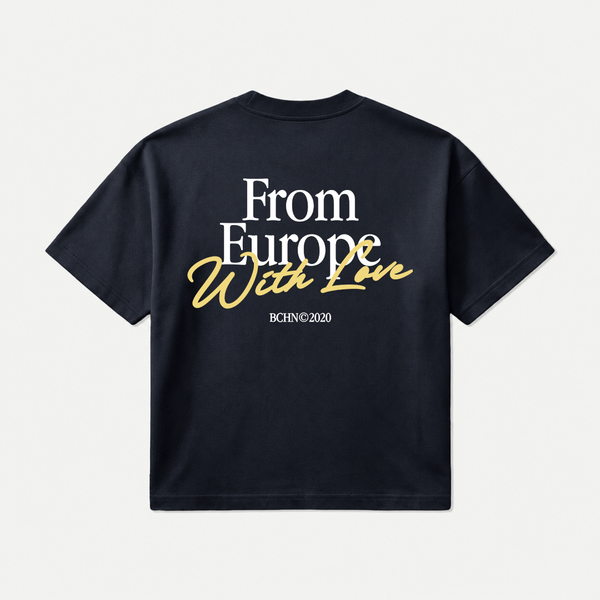 From Europe With Love T-Shirt in Navy