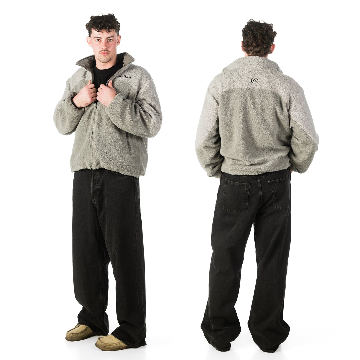 Reversible Buchan Fleece - Grey