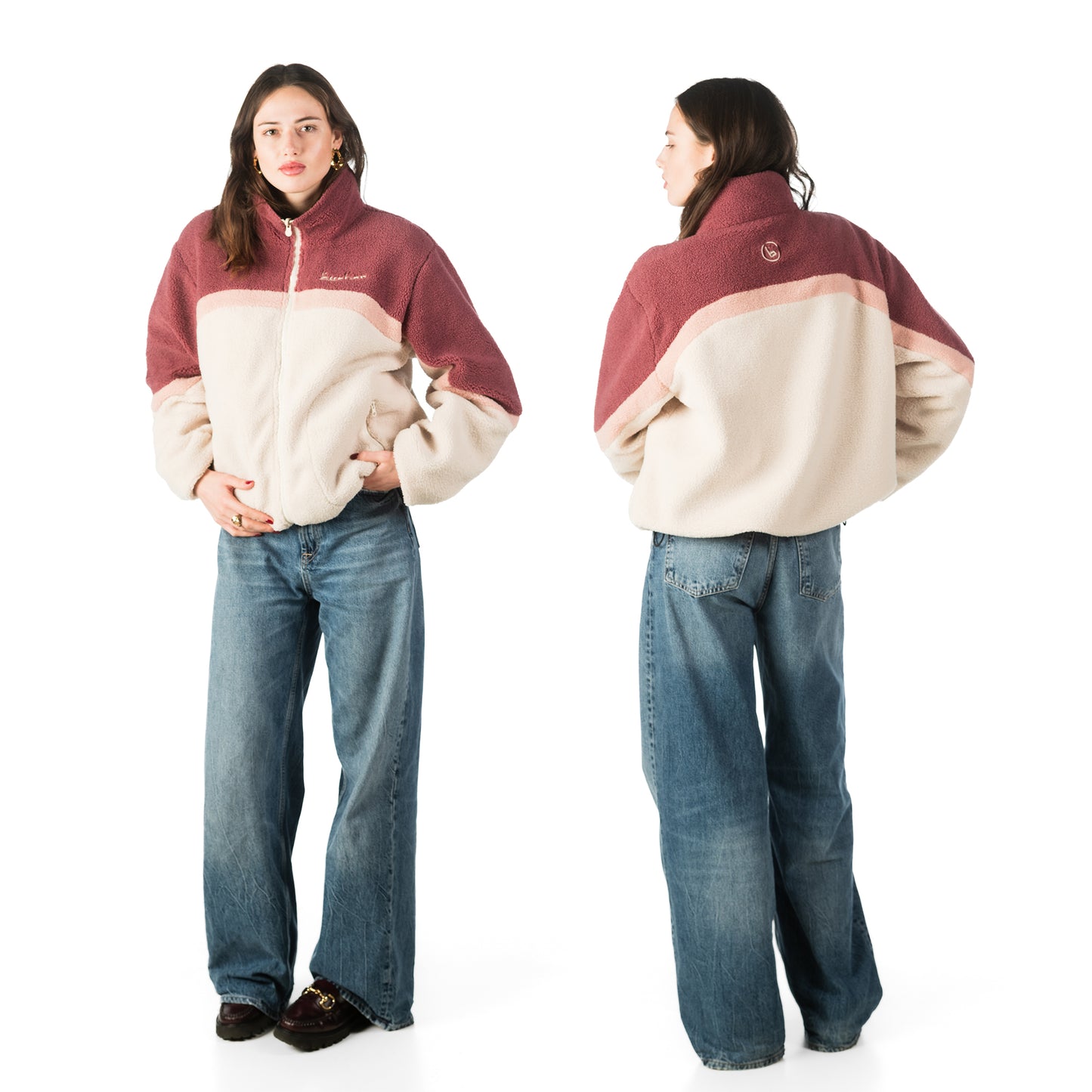 Reversible Buchan Fleece - Pink