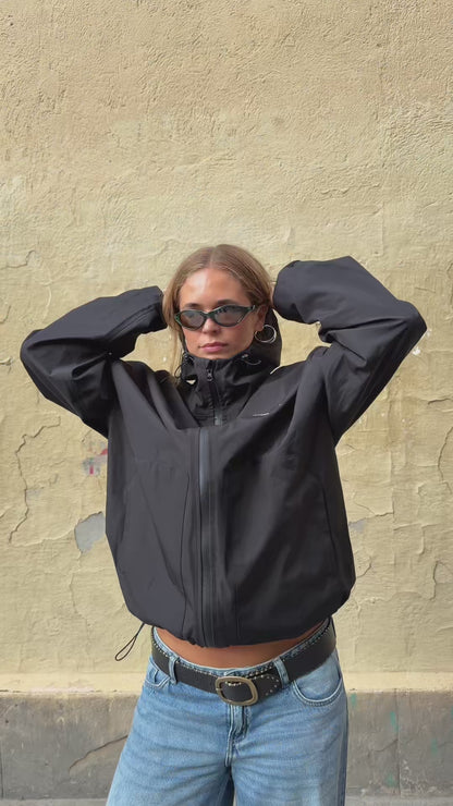 Water Reactive Cheetah Rain Jacket