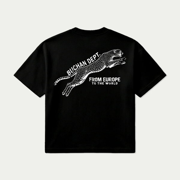 Cheetah Dept T-Shirt in Black