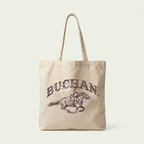 Horse Tote Bag in Natural
