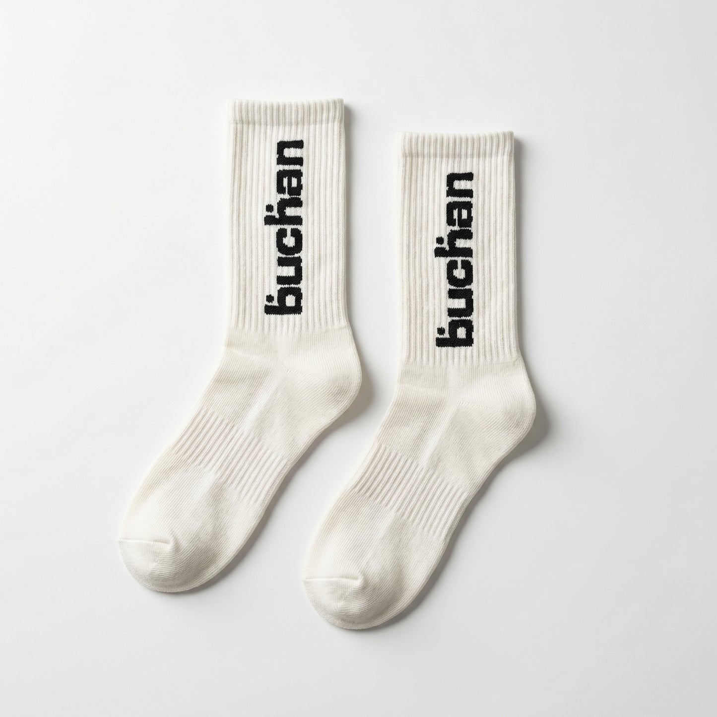 Buchan Big Logo Socks - White