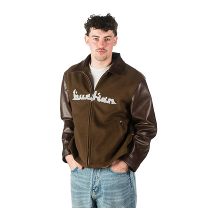 Varsity Wind Jacket - Brown