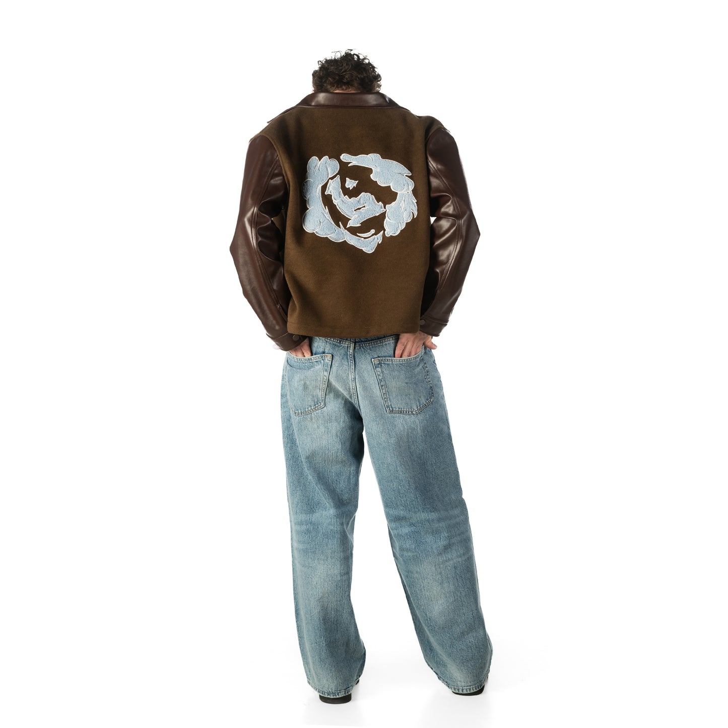 Varsity Wind Jacket - Brown