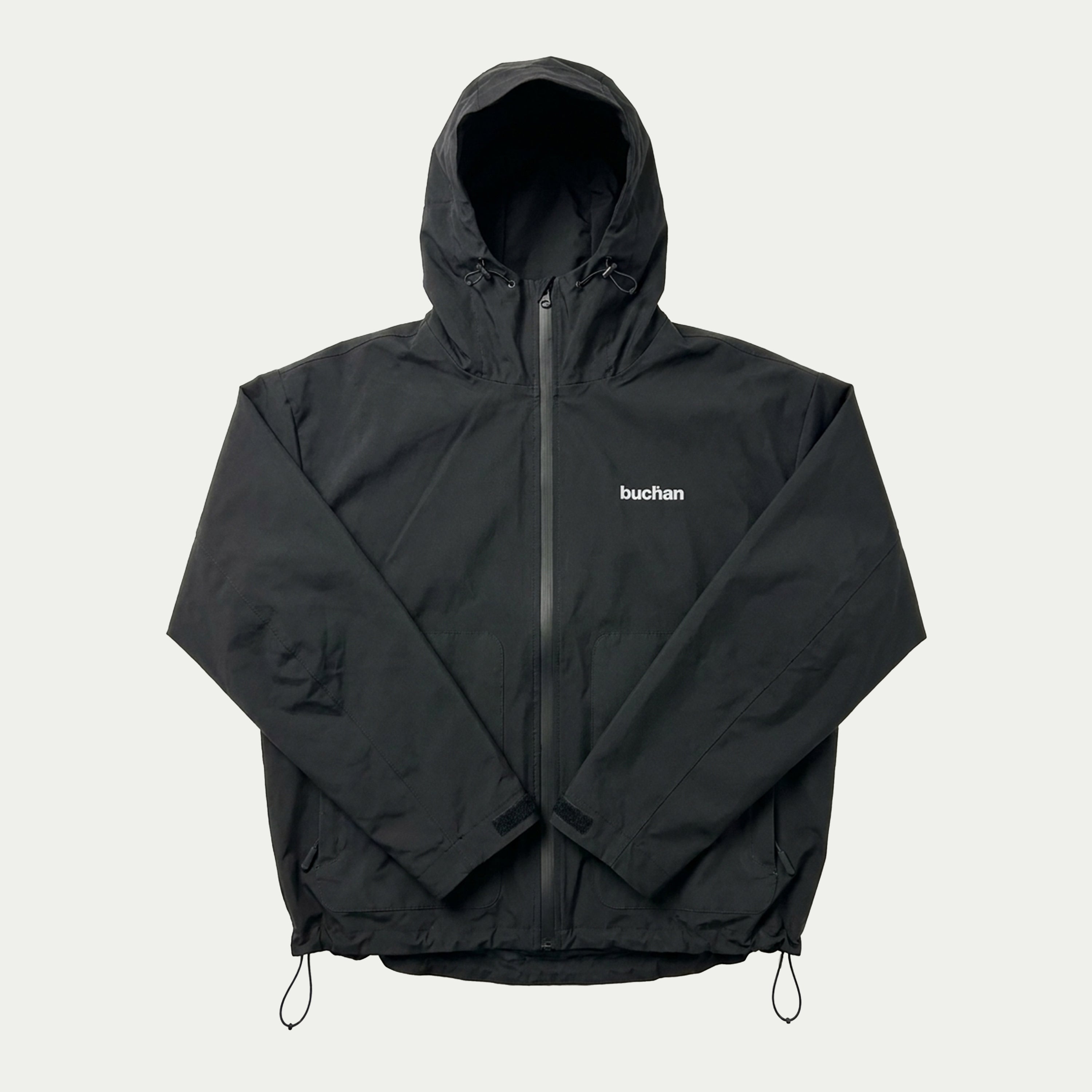 Water Reactive Cheetah Rain Jacket - Black – Buchan